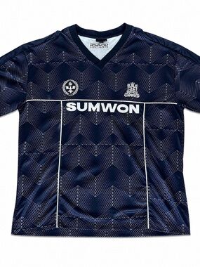 Men's Navy Graphic Soccer Jersey